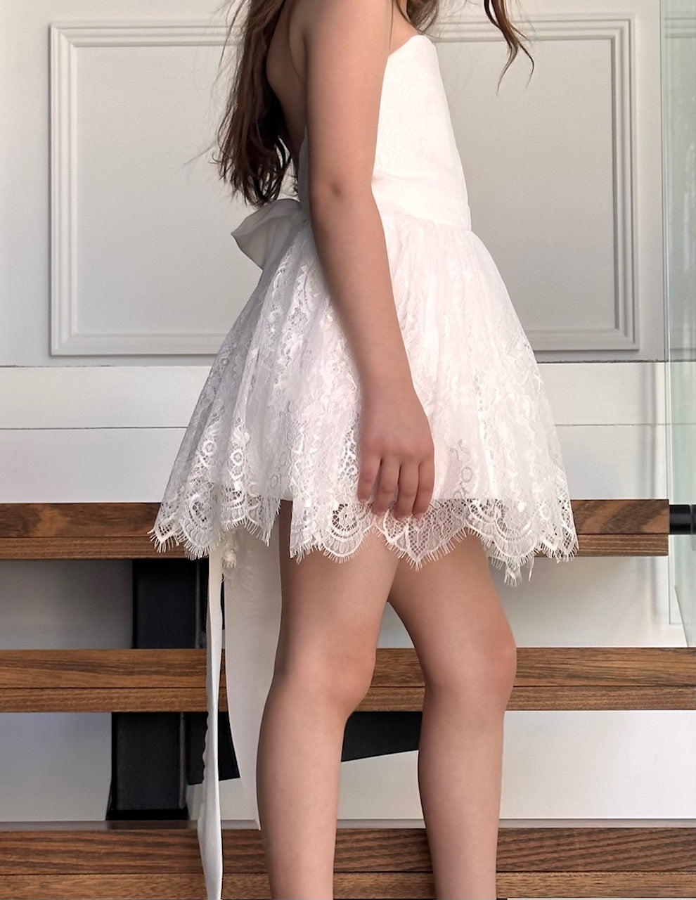 Belle Lace Flower Girl Dress