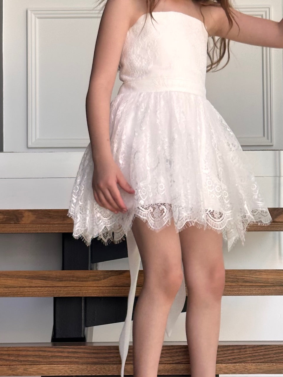 Belle Lace Flower Girl Dress