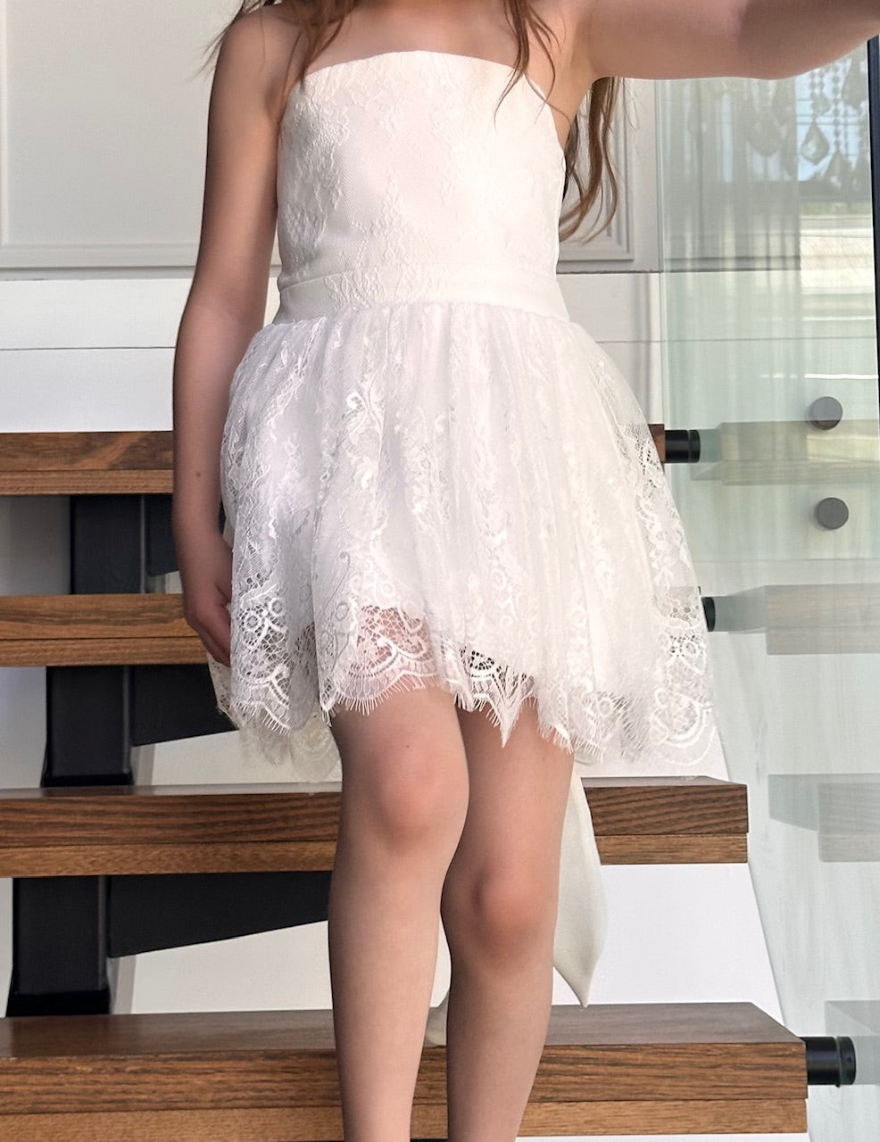 Belle Lace Flower Girl Dress