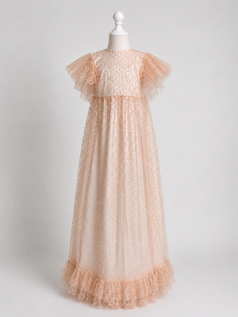 Ivy Pearl luxury christening gown for girls handcrafted in Australia